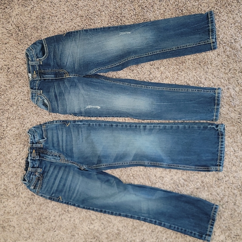 2 Cat & Jack boys size 7 jeans